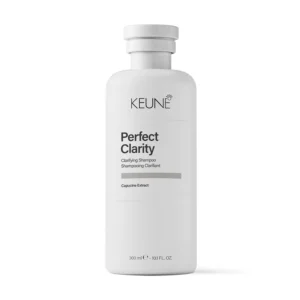 Frasco do Keune Perfect Clarity Shampoo de limpeza profunda 300 ml.